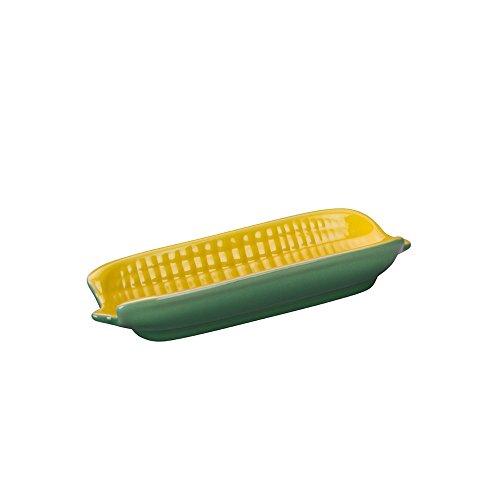 Le Creuset of America Stoneware Corn Dish, 8 1/2″, Fennel | The Storepaperoomates Retail Market - Fast Affordable Shopping