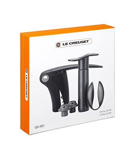 Le Creuset, 5pc, Black/Grey Wine Tool Gift Set | The Storepaperoomates Retail Market - Fast Affordable Shopping