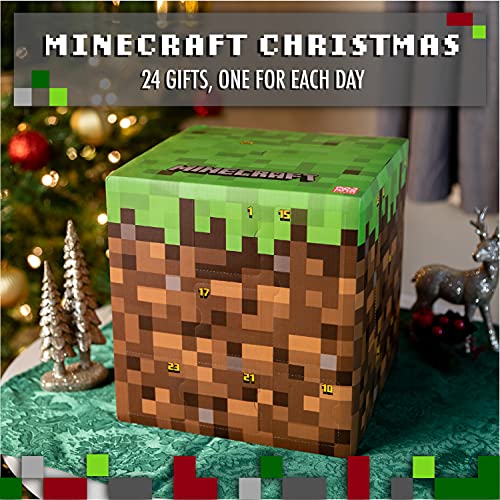 Paladone Minecraft Advent Calendar 2022 with Merch Gifts – 24 Days Christmas Countdown – Exclusive Characters & Gifts | The Storepaperoomates Retail Market - Fast Affordable Shopping
