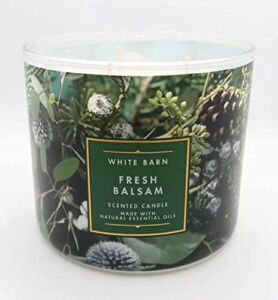 Bath & Body Works 3-Wick Candle in Fresh Balsam – packaging may vary