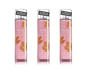 Bath and Body Works Fine Fragrance Mist, Brown Sugar and Fig, 8.0 FL Ounce (3 Pack)