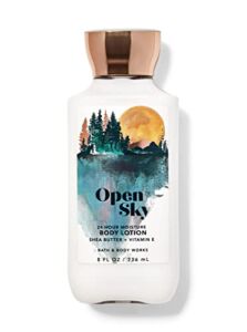 Bath and Body Works Open Sky Super Smooth Body Lotion 8 Oz 2 Pack (Open Sky)