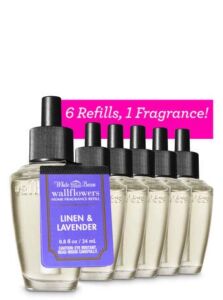 Bath & Body Works Linen & Lavender Wallflowers Refill – 6 Packs