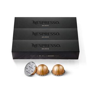 Nespresso Capsules VertuoLine, Melozio, Medium Roast Coffee, 30 Count Coffee Pods, Brews 7.77 Ounce