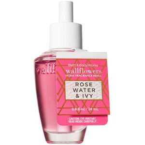 Bath and Body Works Rose Water and Ivy Wallflowers Home Fragrance Refill 0.8 Fluid Ounce