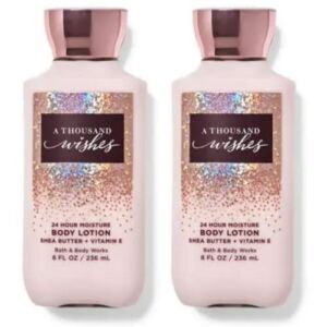Bath and Body Works Gift Set of of 2 – 8 Fl Oz Lotion – (A Thousand Wishes)
