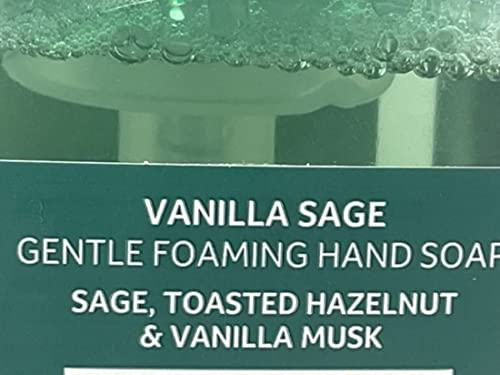 Bath and Body Works White Barn Vanilla Sage Gentle Foaming Soap 8.75 Ounce Green Diamond Plate Bottle | The Storepaperoomates Retail Market - Fast Affordable Shopping