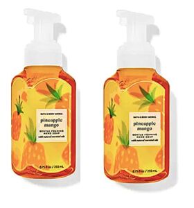 Bath and Body Works Pineapple Mango Gentle Foaming Hand Soap, 2-Pack 8.75 Ounce (Pineapple Mango)