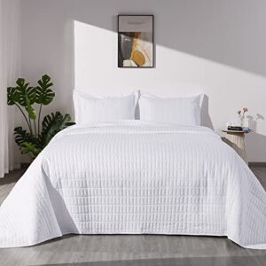 DolaDola Oversized King Quilt Set 120×120, Microfiber Dark Grey Bedspread & Coverlet Sets, Reversible Comforter Set,Double Sided Stitching Design Bed Cover for All Season(1 Quilt ,2 Shams)