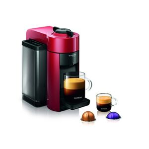 Nespresso GCC1-US-RE-NE VertuoLine Evoluo Coffee and Espresso Maker, Red (Discontinued Model)