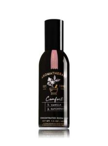 Bath and Body Works Aromatherapy Comfort Vanilla & Patchouli Concentrated Room Spray. 1.5 Oz.