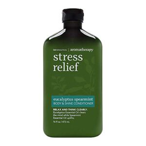 Bath & Body Works Aromatherapy Stress Relief Eucalyptus Spearmint Body & Shine Conditioner, 16.0 Ounce