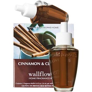 Bath & Body Works Cinnamon and Clove Buds Wallflowers – Slatkin & Co. Home Fragrance Diffuser Refills – 2 bulbs