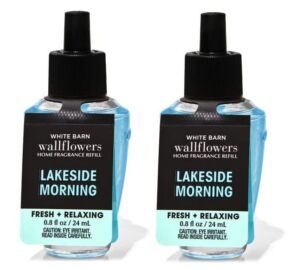 Bath and Body Works LAKESIDE MORNING Wallflowers Home Fragrance Refill Bulbs – Set Of 2