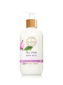 Bath & Body Works Pure Simplicity – ROSE WATER Body Milk – Hypoallergenic 8.3 fl oz
