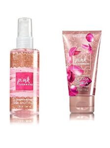 Bath And Body Works DUO PINK CASHMERE – Fragrance Mist 3Oz And Body Cream 2.5Oz