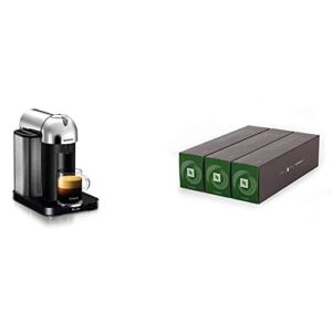 Nespresso Office Coffee Machine Starter Kit by Breville, Chrome with 250 coffee capsules
