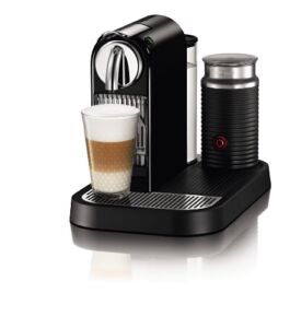 Nespresso D121-US4-BK-NE1 Citiz Espresso Maker with Aeroccino Milk Frother, Black