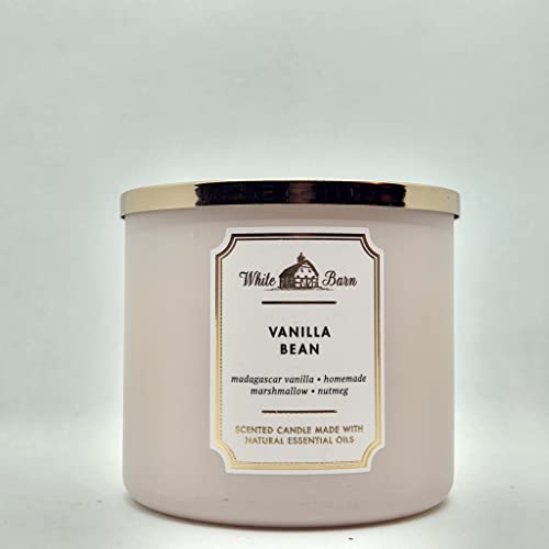 Bath & Body Works, White Barn 3-Wick Candle w/Essential Oils – 14.5 oz – New Core Scents! (Vanilla Bean) | The Storepaperoomates Retail Market - Fast Affordable Shopping