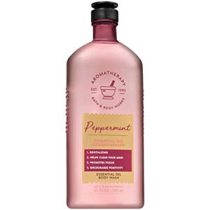 Aromatherapy PEPPERMINT Essential Oil Body Wash 10 Fluid Ounce