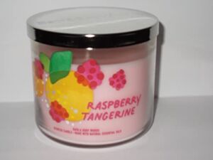 Bath and Body Works (14.5 oz /411g) Raspberry Tangerine 3-Wick Candle