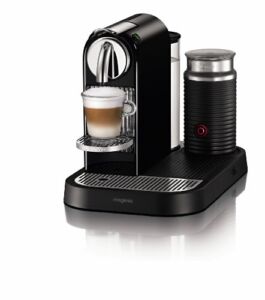 Nespresso CitiZ D120 Automatic and programmable Espresso and Lungo Machine w/Frother, Black