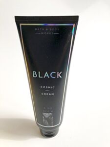 Bath and Body Works Black Cosmic Cream Bold and Mysterious 8 Ounce Full Size Limited Edition Retired Fragrance