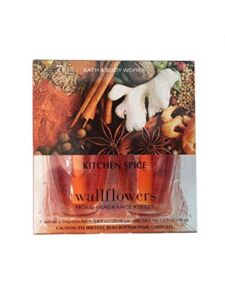 Bath & Body Works Kitchen Spice Wallflowers Home Fragrance Refills, 2-Pack (1.6 fl oz total)