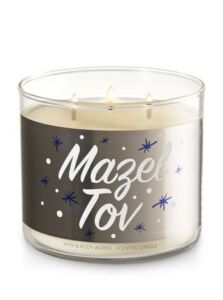 Bath and Body Works Mazel Tov Vanilla Snowflake 3 Wick Candle 14.5 Ounce