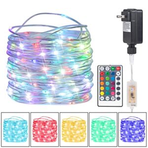 Minetom Outdoor String Lights Color Changing Rope Lights- 72 Ft 220 LED String Lights with Remote, Waterproof Outside Twinkle Fairy Lights for Bedroom Wedding Patio Garden Xmas Decor, 16 Colors