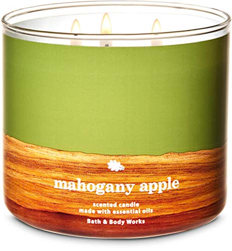 Bath and Body Works White Barn Mahogany Apple 3 Wick Scented Candle 14.5 Ounce Fall 2020 Collection | The Storepaperoomates Retail Market - Fast Affordable Shopping
