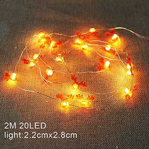Galeril Led Christmas Lights, Decoration Hat Snowman Christmas Lights Christmas Black Lights Deer Head LED Light Indoor Rope Lights 6 Foot (w-428q) | The Storepaperoomates Retail Market - Fast Affordable Shopping