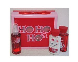 Bath & Body Works – Ho, Ho, Ho Mini Gift Set JAPANESE CHERRY BLOSSOM