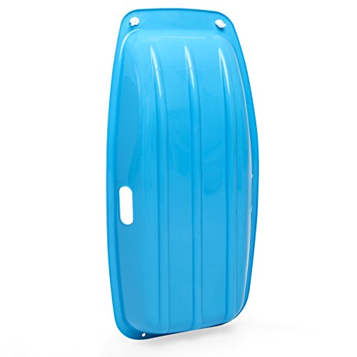 Best Choice Products 35in Kids Plastic Toboggan Snow Sled w/Pull Rope, 2 Handles, Ice Blue | The Storepaperoomates Retail Market - Fast Affordable Shopping