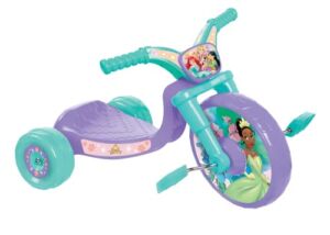 Fly Wheels Disney Princess Ride-On 10″ Tricycle with Sounds – Toddler Bike Trike, Ages 2-4, for Kids 33”-35” Tall and up to 35 Lbs.
