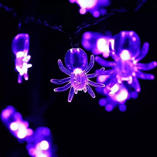 PLGEBR Halloween Led Light Spider String Light Rope Lamp Hanging Happy Party Halloween Ornament Horror Decor C7i2 Home Ornaments Room | The Storepaperoomates Retail Market - Fast Affordable Shopping