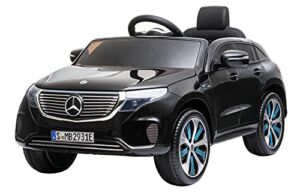 DAKOTT Mercedes Benz EQC 400 4Matic Crossover Ride On SUV for Kids, Black, Large