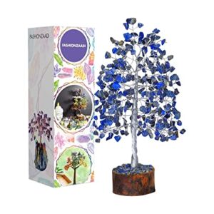 Gemstone Tree – Lapis Lazuli – Figurines – Crystal Gifts – Blue Crystal Tree – Positive Energy Stones – Lapis Lazuli Crystal – Spiritual Decor – Home Accessories Decor – Premium Meditation Gift