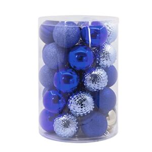 Hallmark Blue, Silver, White Ball Christmas Ornaments, Set of 30 (0001HGO3036)
