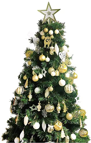 88pcs Christmas Decorations Balls Ornaments Set, Shatterproof Plastic Decorative Baubles for Xmas Tree Decor Holiday Wedding Party Decoration with Hooks Included | The Storepaperoomates Retail Market - Fast Affordable Shopping