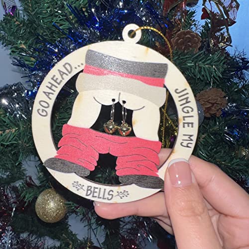 Yingya Christmas Xmas Holiday Ornament Funny Gag Gift Wooden Ornament，Inappropriate Ornament，Jingle My Bells | The Storepaperoomates Retail Market - Fast Affordable Shopping
