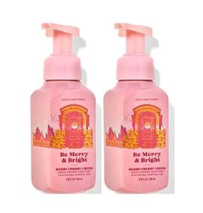 Bath and Body Works Merry Cherry Cheer Gentle Foaming Hand Soap 8.75 Ounce 2-Pack (Merry Cherry Cheer)
