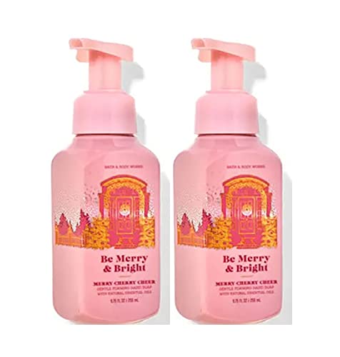 Bath and Body Works Merry Cherry Cheer Gentle Foaming Hand Soap 8.75 Ounce 2-Pack (Merry Cherry Cheer) | The Storepaperoomates Retail Market - Fast Affordable Shopping