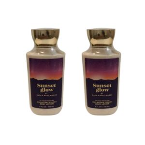 Bath and Body Works Gift Set of of 2 – 8 Fl Oz Lotion – (Sunset Glow)