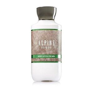 Bath and Body Works Lotion For Men Alpine Suede 8 Ounce Moisturizing Body Lotion