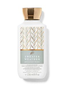 Bath and Boduy Works Sweater Weather Super Smooth Body Lotion 8 Ounce 2019 Collection