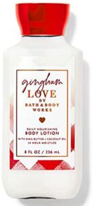 Bath and Body Works Gingham Love Super Smooth Body Lotion Sets Gift For Women 8 Oz (Gingham Love)