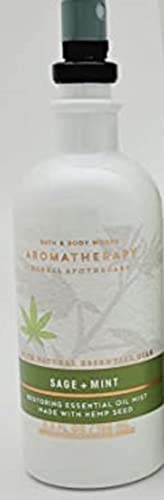 Bath and Body Aromatherapy Herbal Apothecary Sage Plus Mint Restoring Essential Oil Mist Made with Hemp Seed 5.3 Ounce | The Storepaperoomates Retail Market - Fast Affordable Shopping