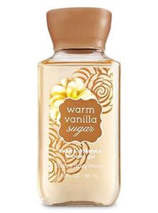Bath & Body Works Signature Collection Warm Vanilla Sugar Shower Gel, TRAVEL Size 3 FL OZ
