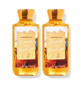 Bath and Body Works Wrapped In Sunshine Shower Gel Gift Sets 10 Oz 2 Pack (Wrapped In Sunshine)